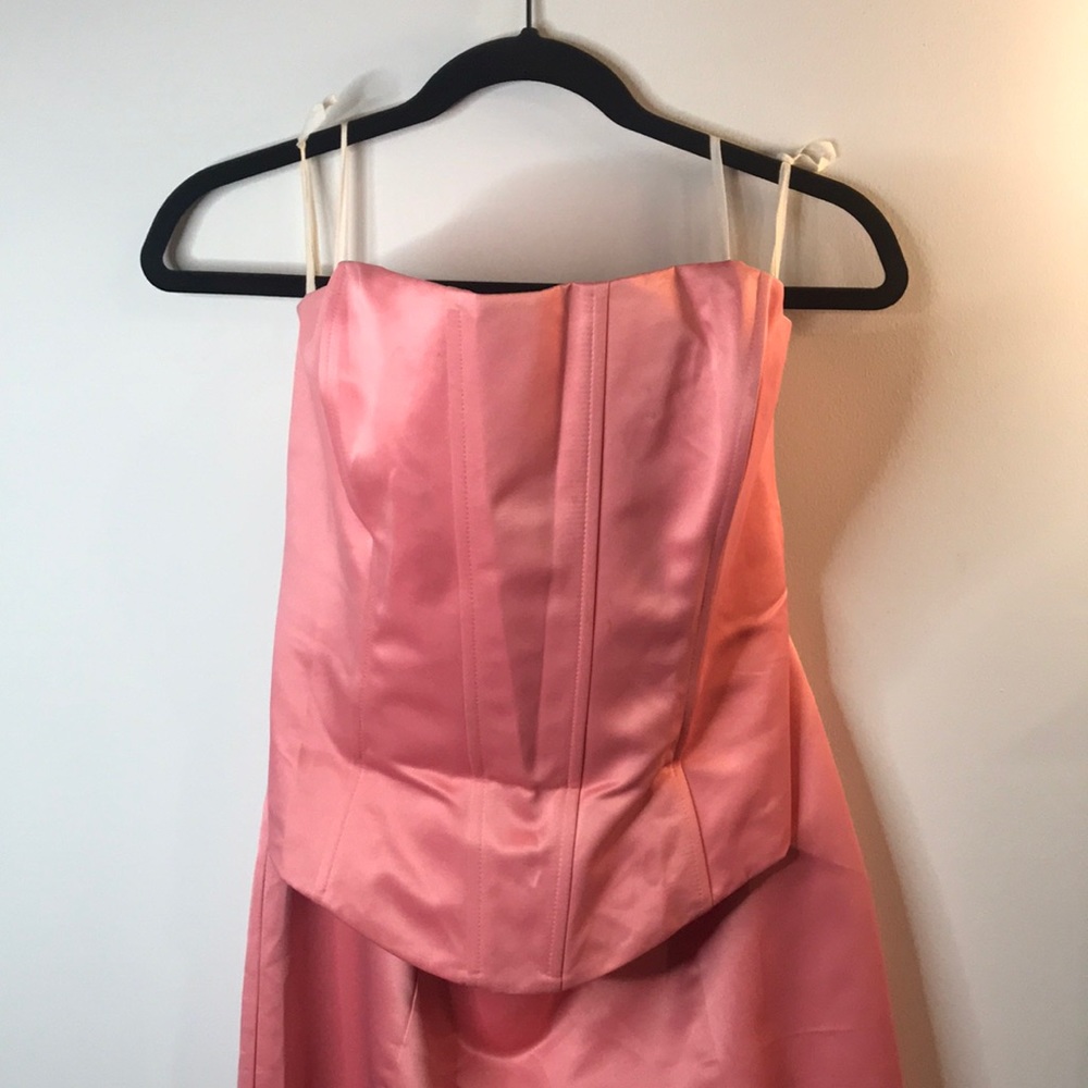 Pink Mermaid Prom Dress